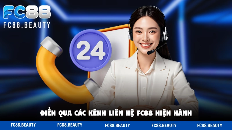 Điển qua các kênh liên hệ FC88 hiện hành
