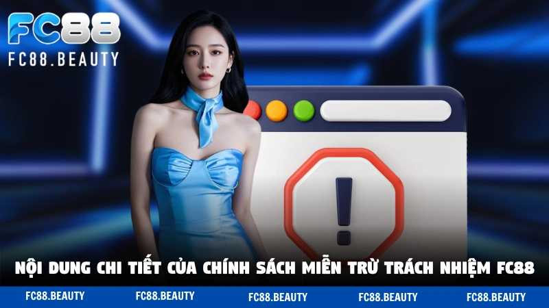 Nội dung chi tiết của chính sách miễn trừ trách nhiệm FC88