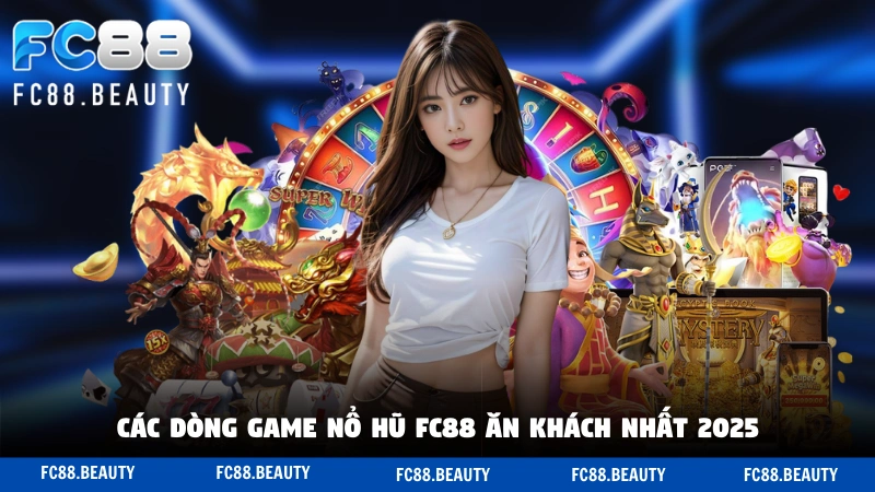 Các dòng game nổ hũ FC88 ăn khách nhất 2025
