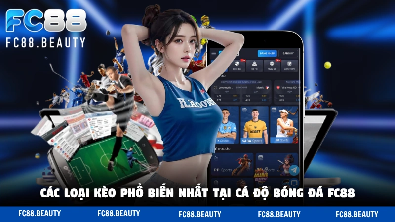 Các loại kèo phổ biến nhất tại cá độ bóng đá FC88