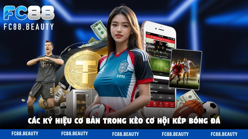 Các ký hiệu cơ bản trong kèo cơ hội kép bóng đá